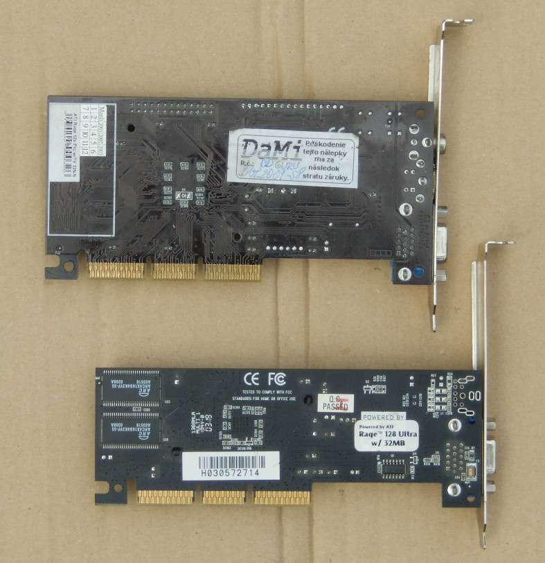 Staré grafické karty ATI - 2