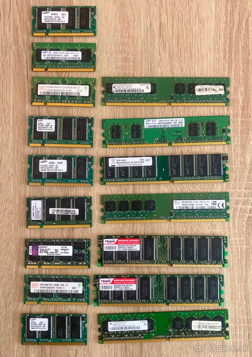 Ponúkam na predaj , ramky DDR 1 a DDR2 - 2