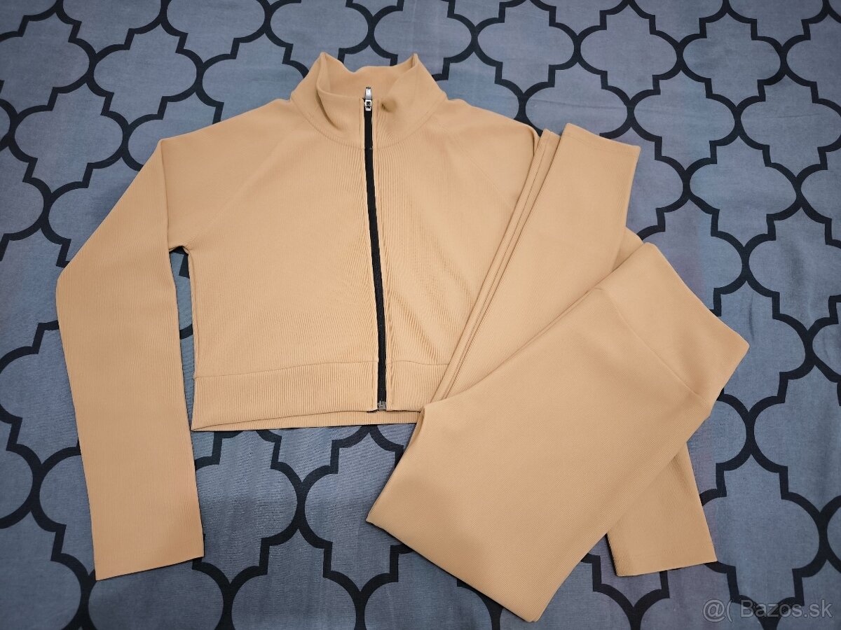 Dámske vrubkovane legíny, súprava - 2