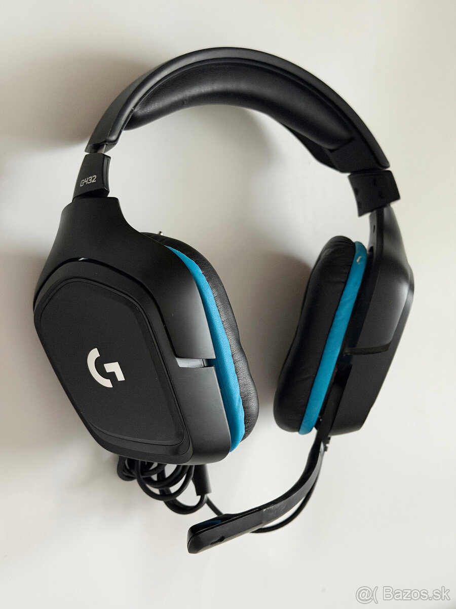 Herné slúchadlá LOGITECH G432 7.1 DTS modré - 2