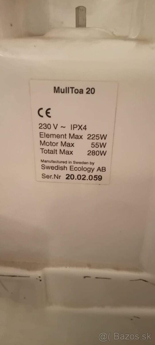 Kompostovacie wc Separera 30/40, MulToa 20 - 2