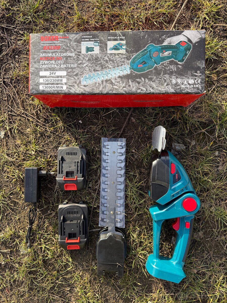 Aku záhradné nožnice BOXER - 2