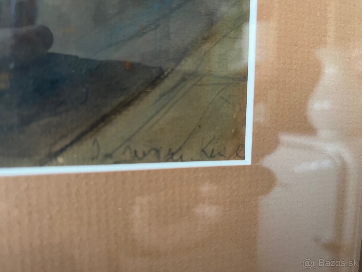 Akvarel Imro Weiner Kral - 2