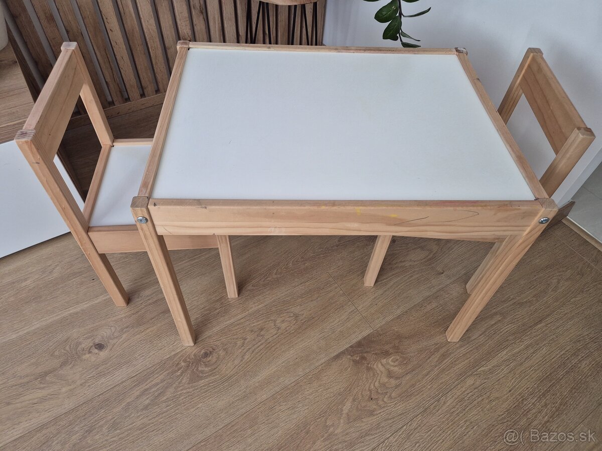 Ikea lätt stôl so stolickami - 2