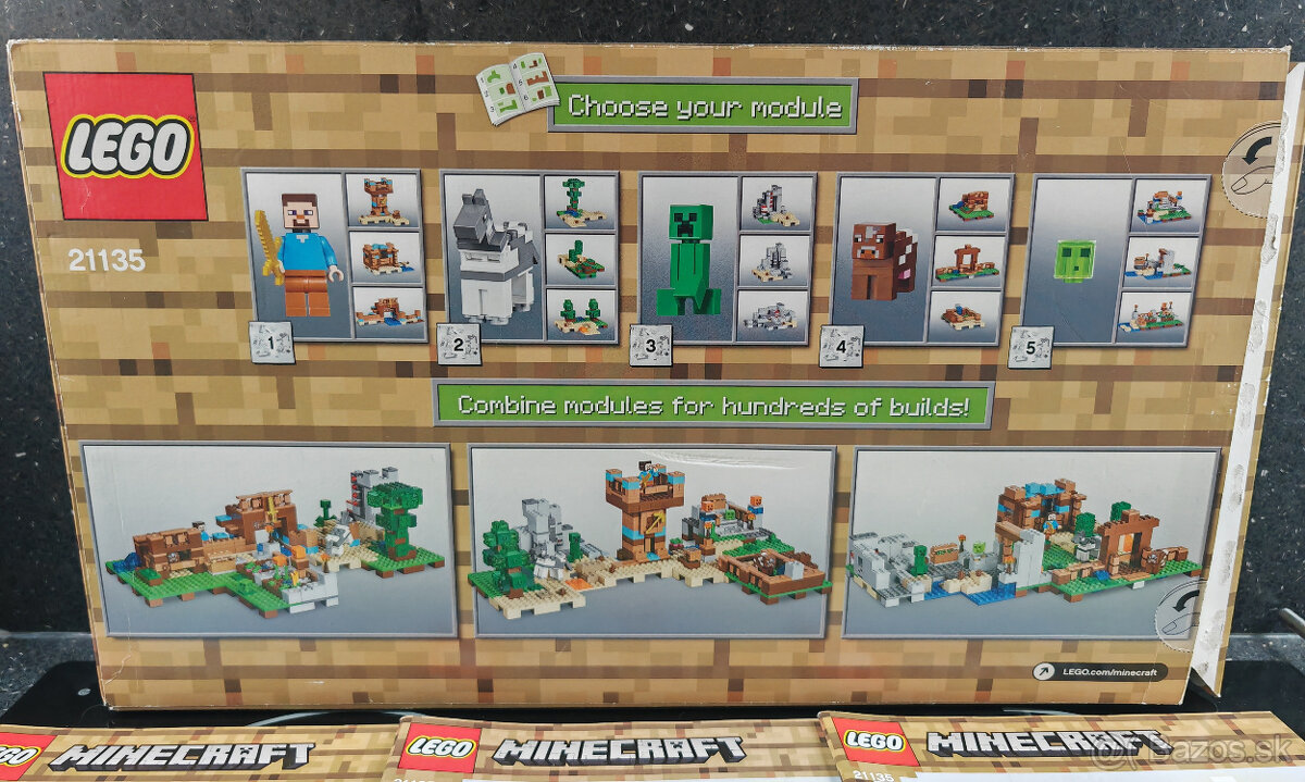 Predám Lego Minecraft 21135 - 2