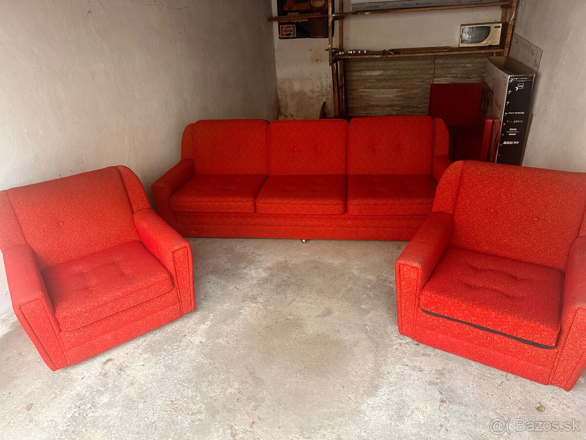 Sedacia súprava a rozkladací gauč - 2