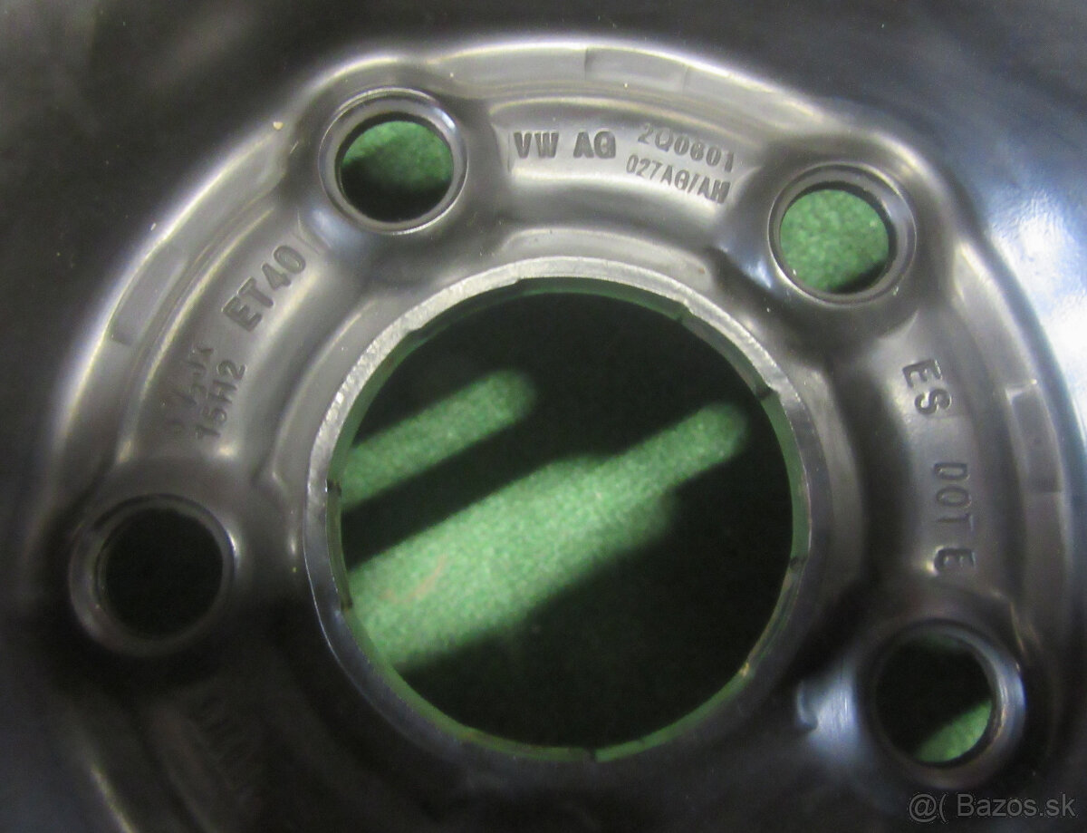 R15 plechové disky škoda FABIA rozteč 5x100 ET40 - 2