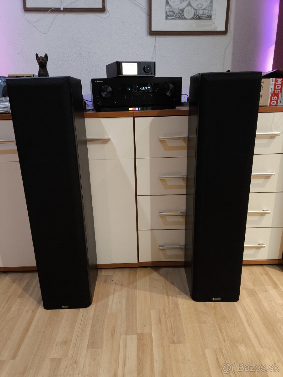 Stĺpové reproduktory BS Acoustic - čierne (pár). - 2