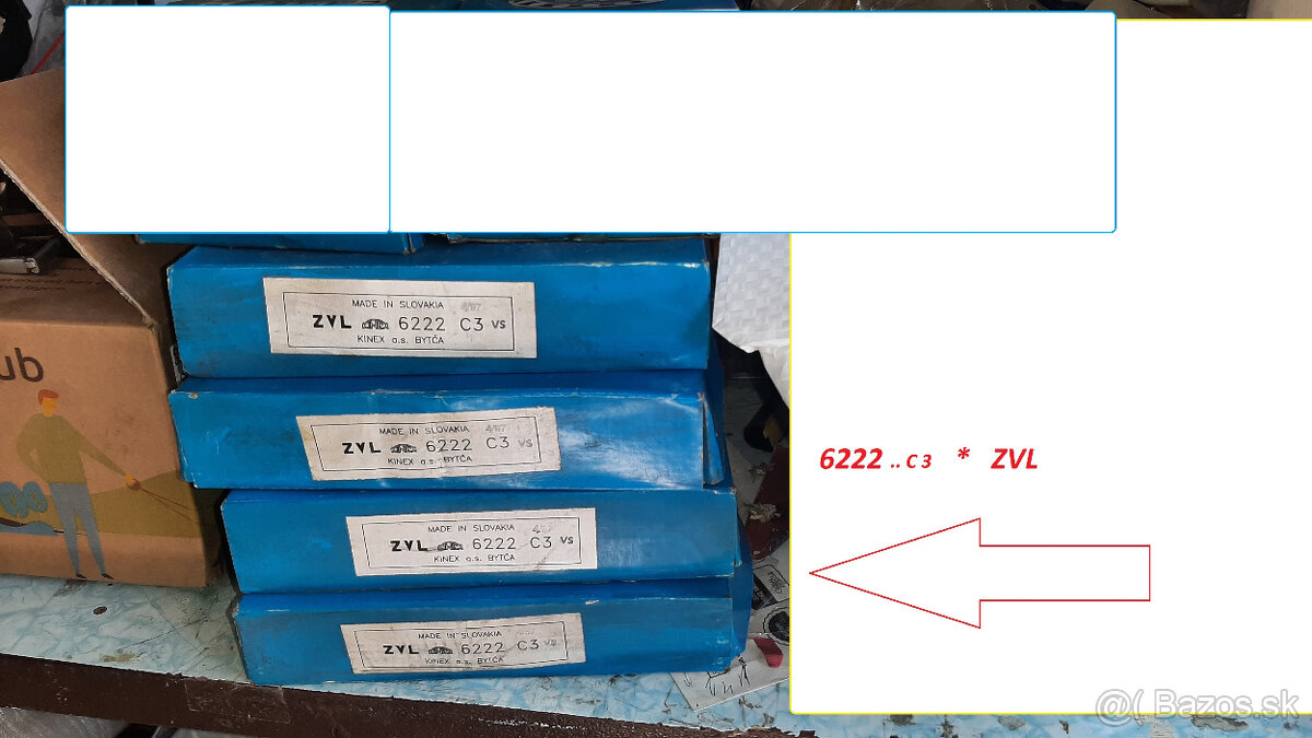 Ložiská 6222 - C 3 ZVL , 6213 - ZKL, puzdra klzné,Kardany - 2