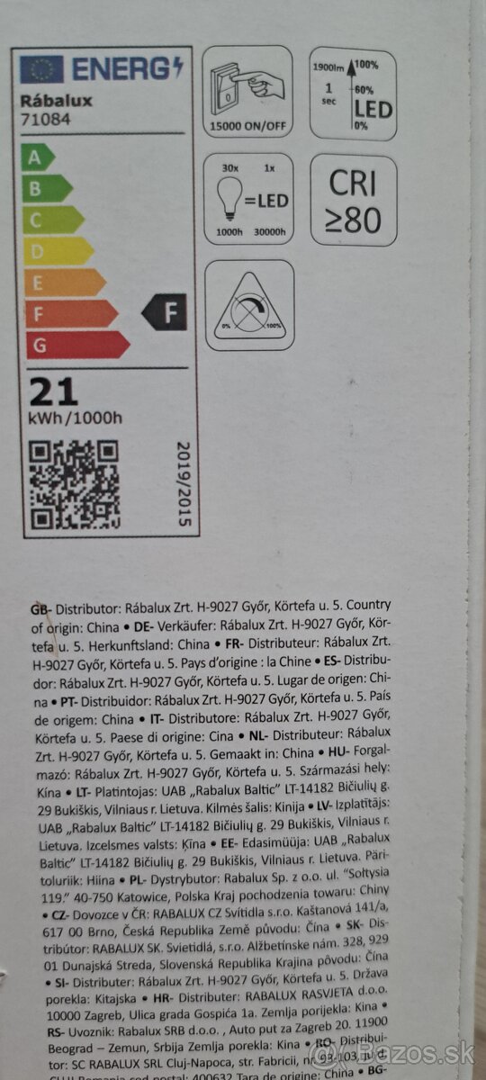 Moderné svietidlä Rabalux - 2