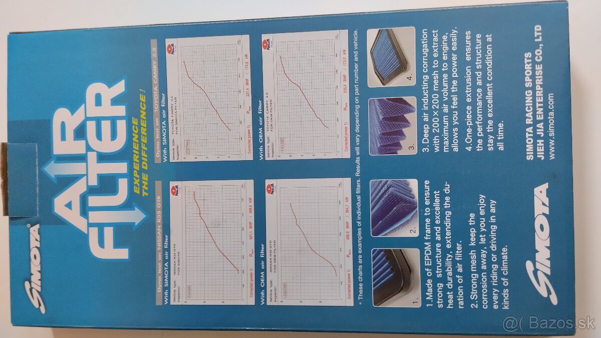 Športový filter - 2