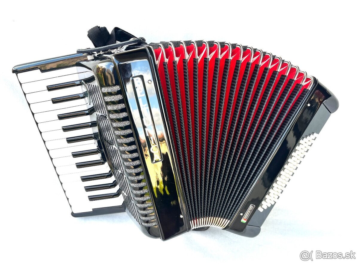 Predám nový akordeón BELTUNICA Vivaldi- De Luxe 60 basový- n - 2