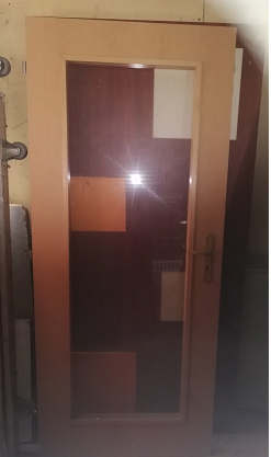 Drevené dvere so sklom, ľavé aj pravé - 2