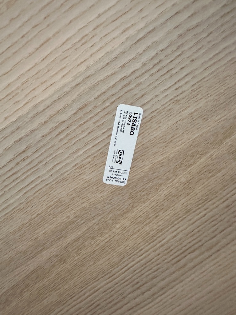 Jedálenský stôl IKEA Lisabo, svetlé drevo - 2