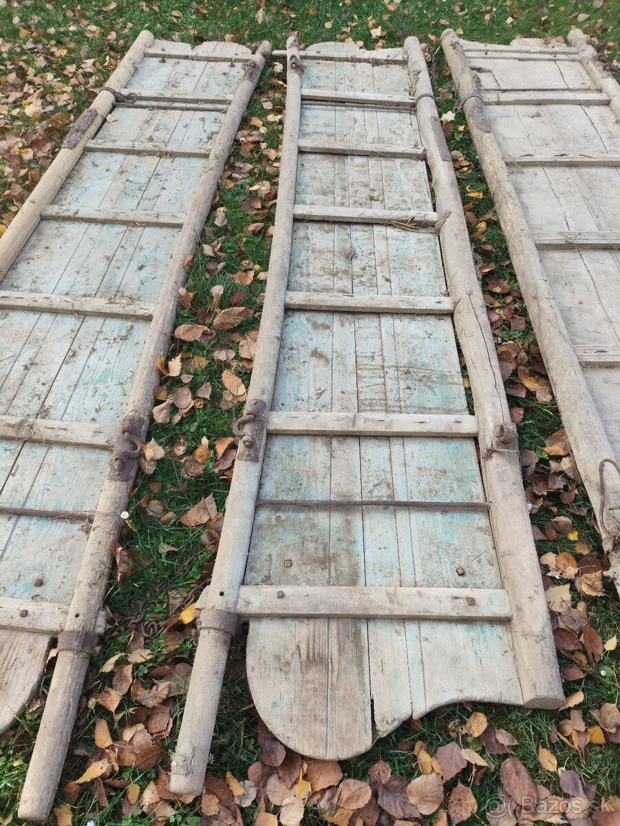 Starý drevený konský voz - časti - 2