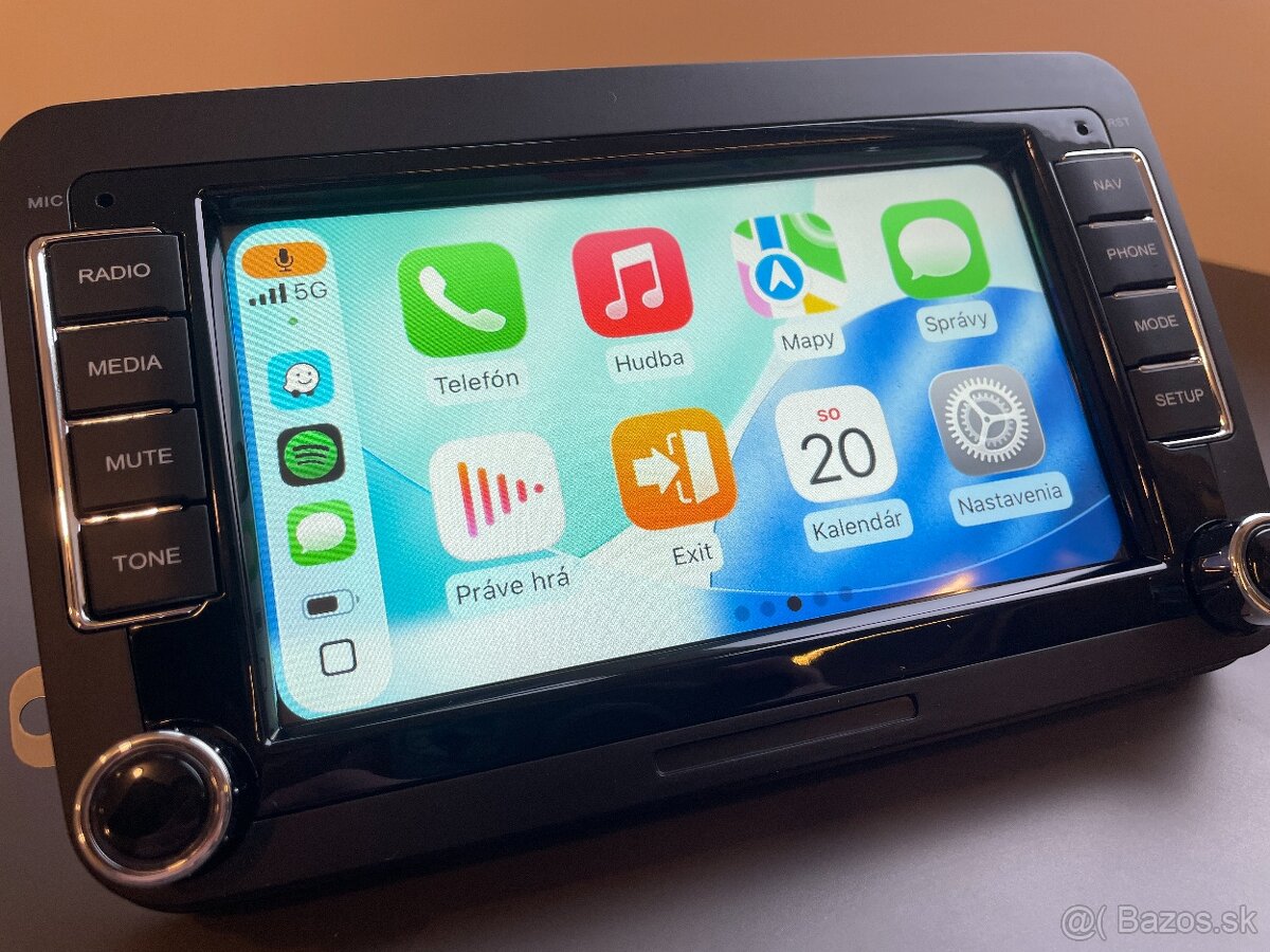 VW, SEAT, ŠKODA 7” 2DIN ANDROID autorádio, CARPLAY 4GB+64GB - 2