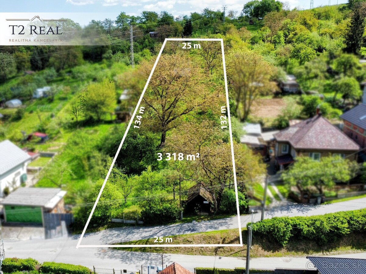 STAVEBNÝ POZEMOK - ZA KALVÁRIOU, PREŠOV, 3318 m2 - 2