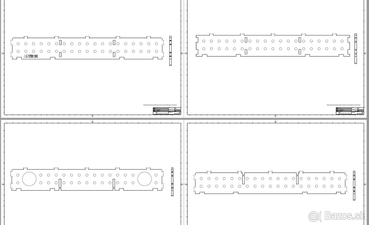 Zvárací stôl 1x1m hrúbka 12mm diery 16mm - 2