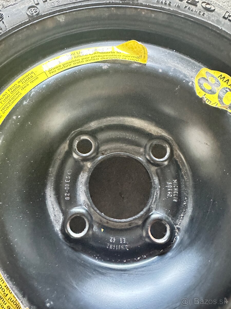 Rezerva 4x100 R14 originál - 2