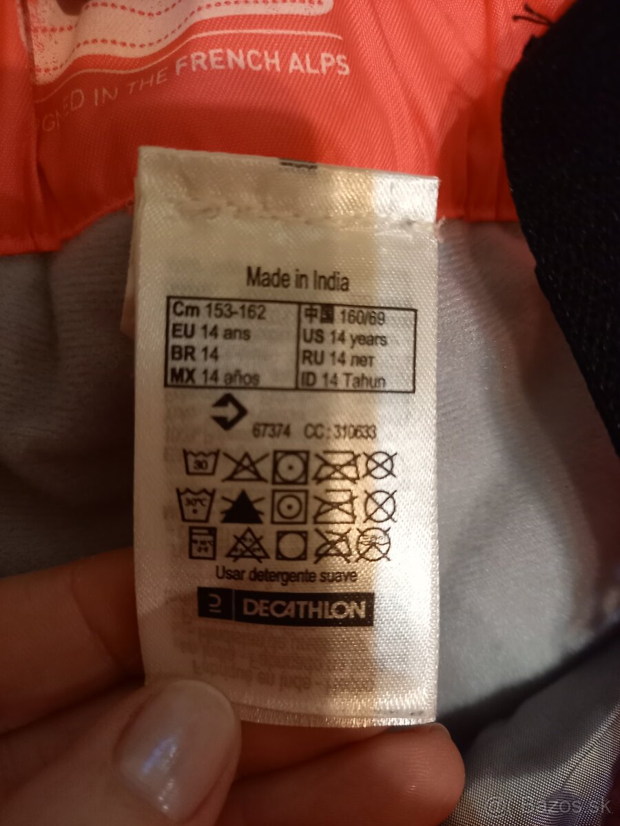 Lyžiarske nohavice veľ 158 - 2