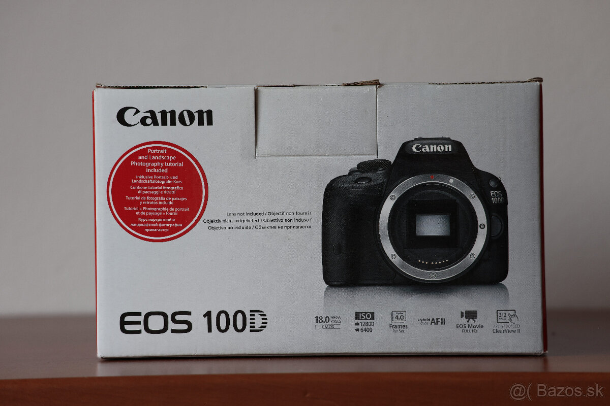CANON 100D - iba 31500 snímkov - 2