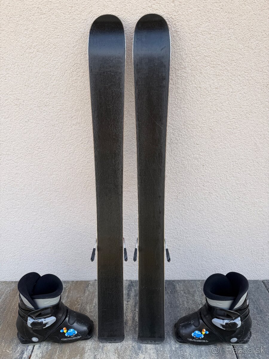 Detské lyže Rossignol 93 s lyžiarkami - 2