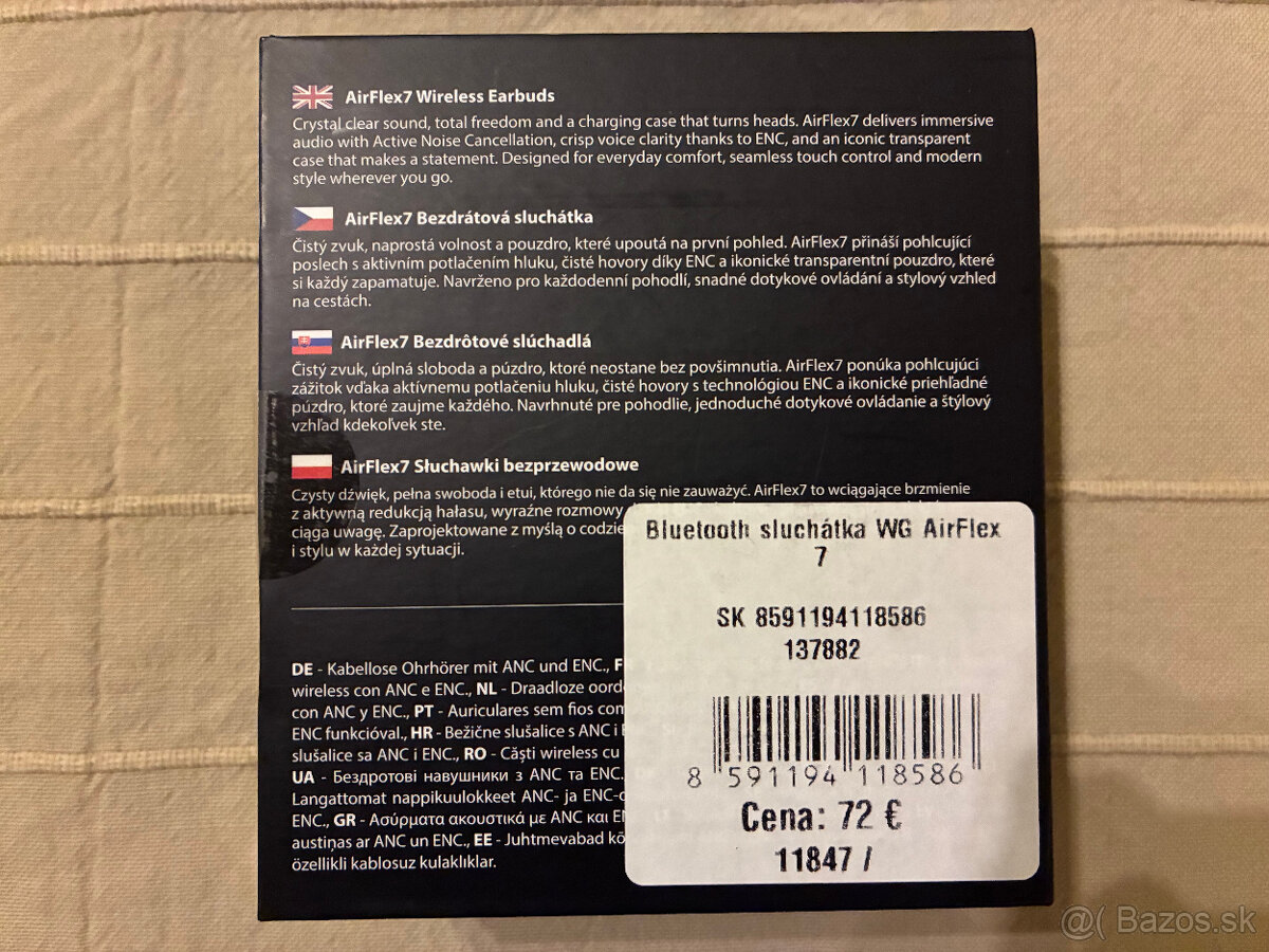 Bluetooth slúchadlá WG AirFlex 7 - 2