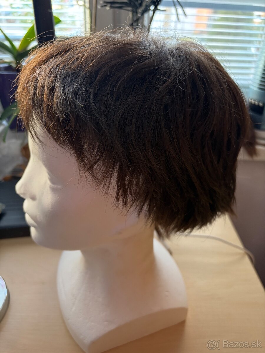 Parochňa z prírodných vlasov+ gratis parochňa z umelých - 2