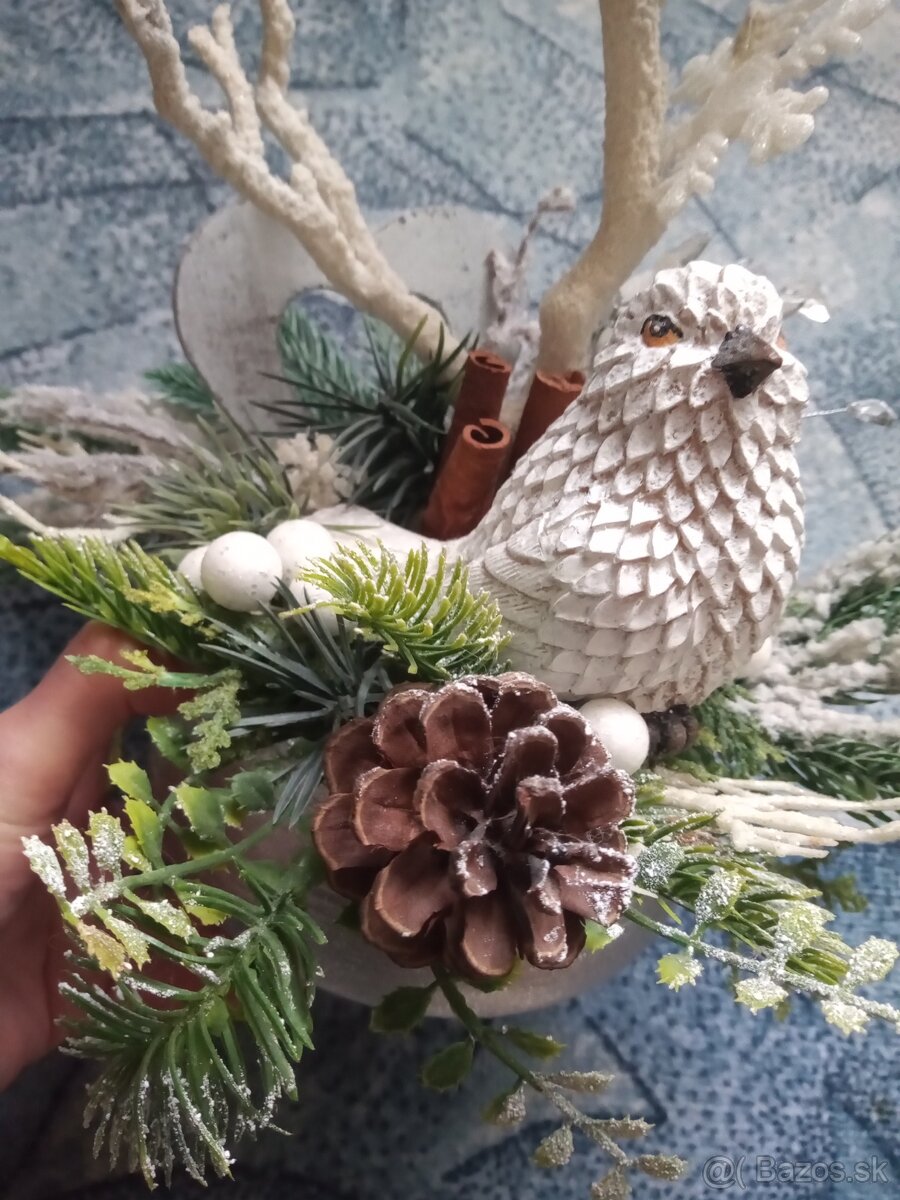 dekoracia vianocna v miske - 2