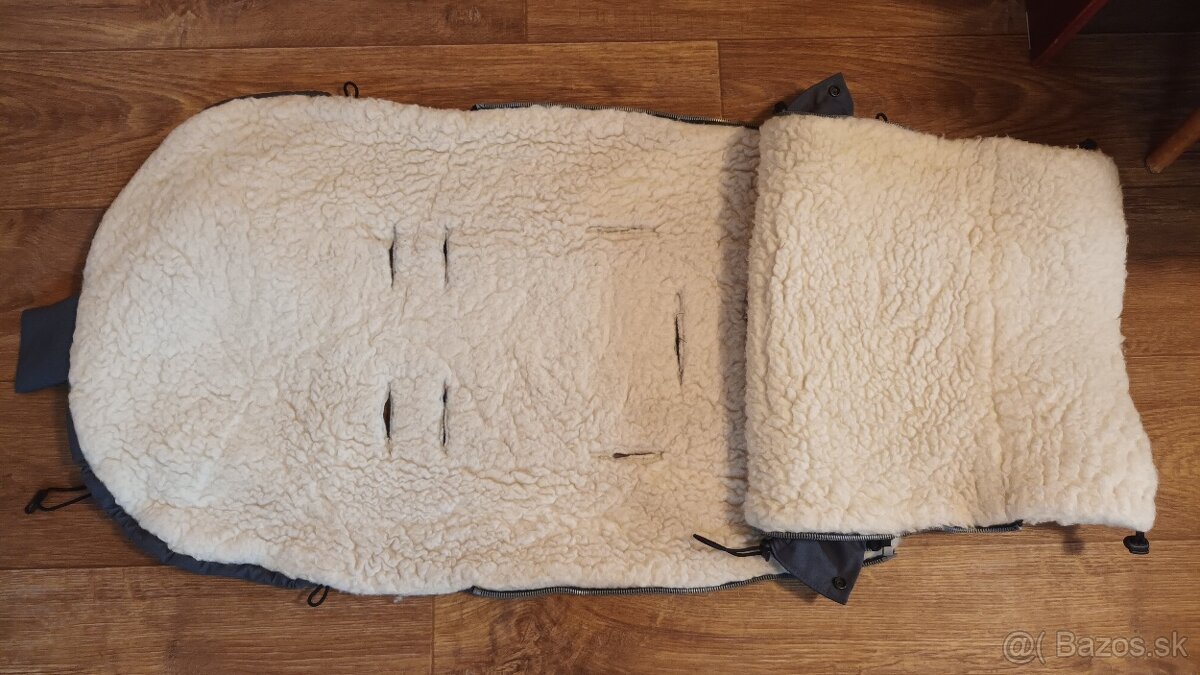 Zimný fusak s ovčou vlnou merino - 2