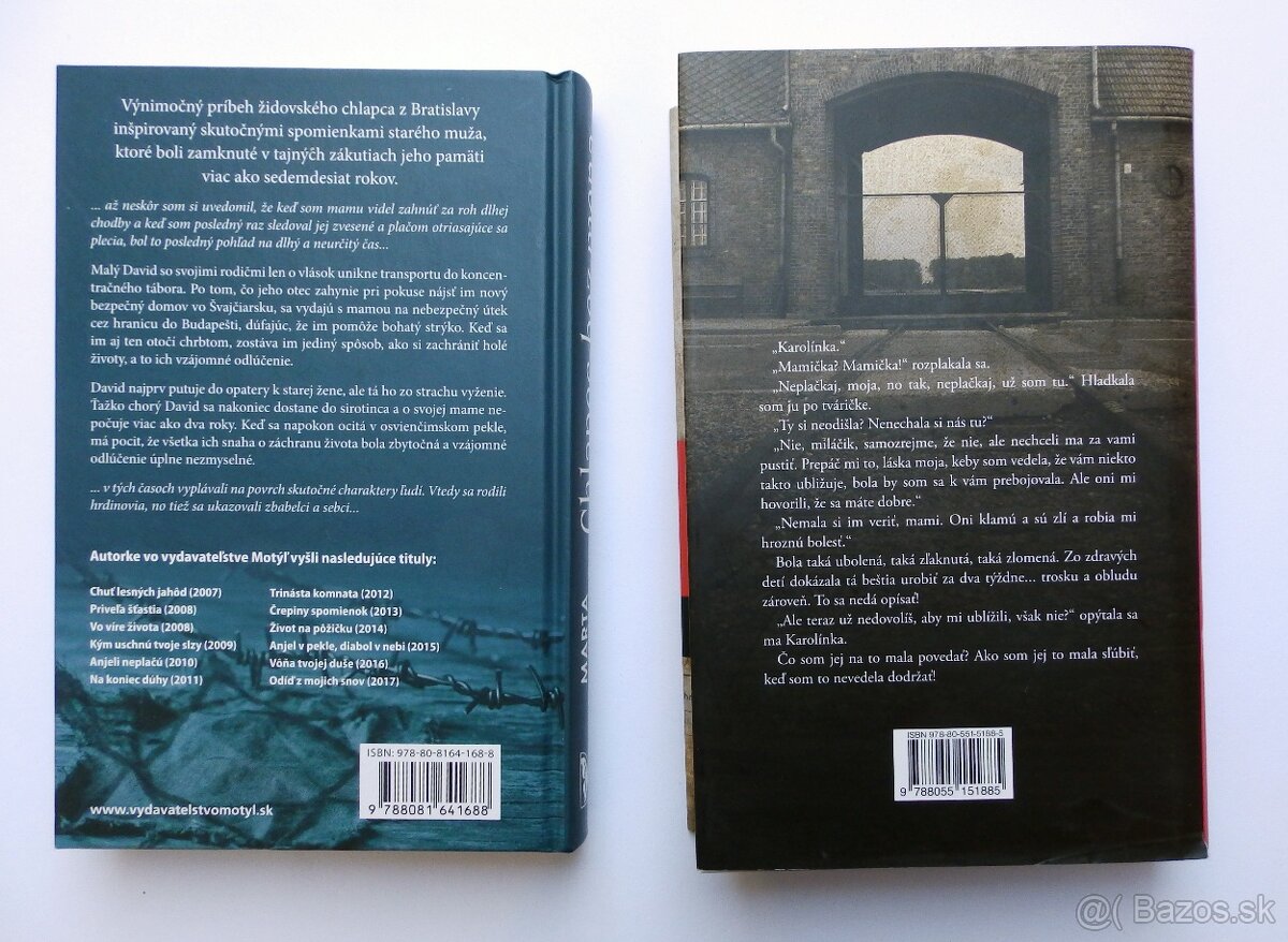 Predám knihy Chlapec bez mena, Mengeleho dievča - 2