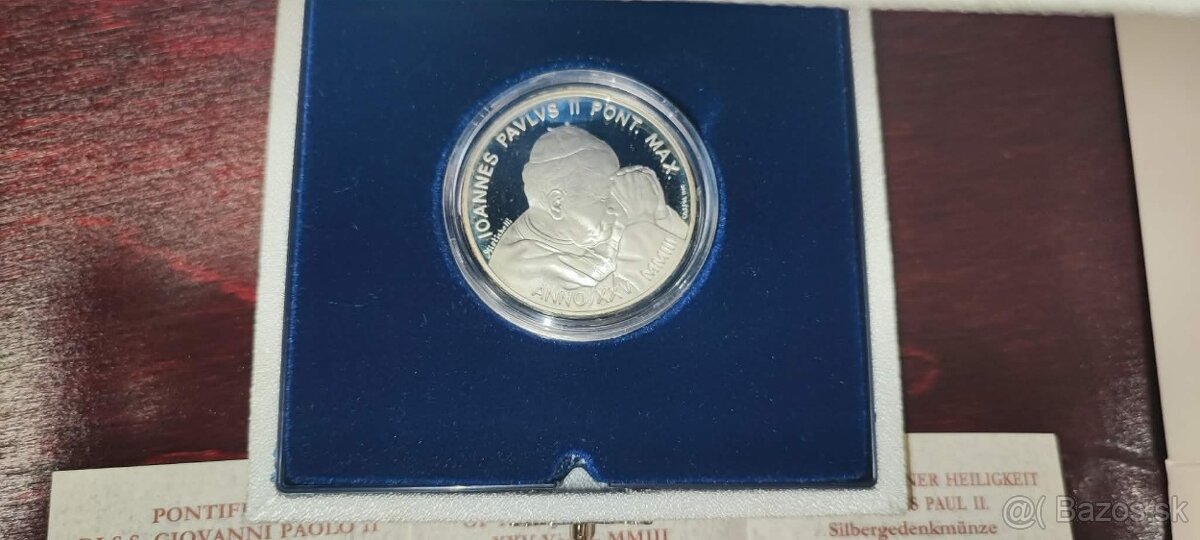 Proof minca Vatikán - Pontifikát Sv. Otca Jána Pavla II. - 2