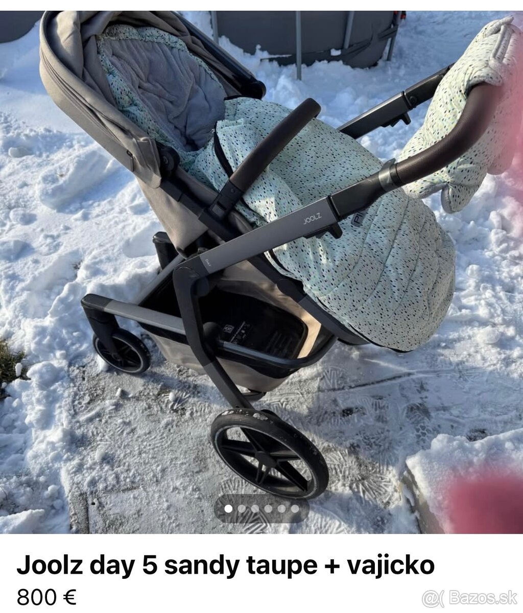 Joolz day 5 sandy taupe + vajicko cybex - 2