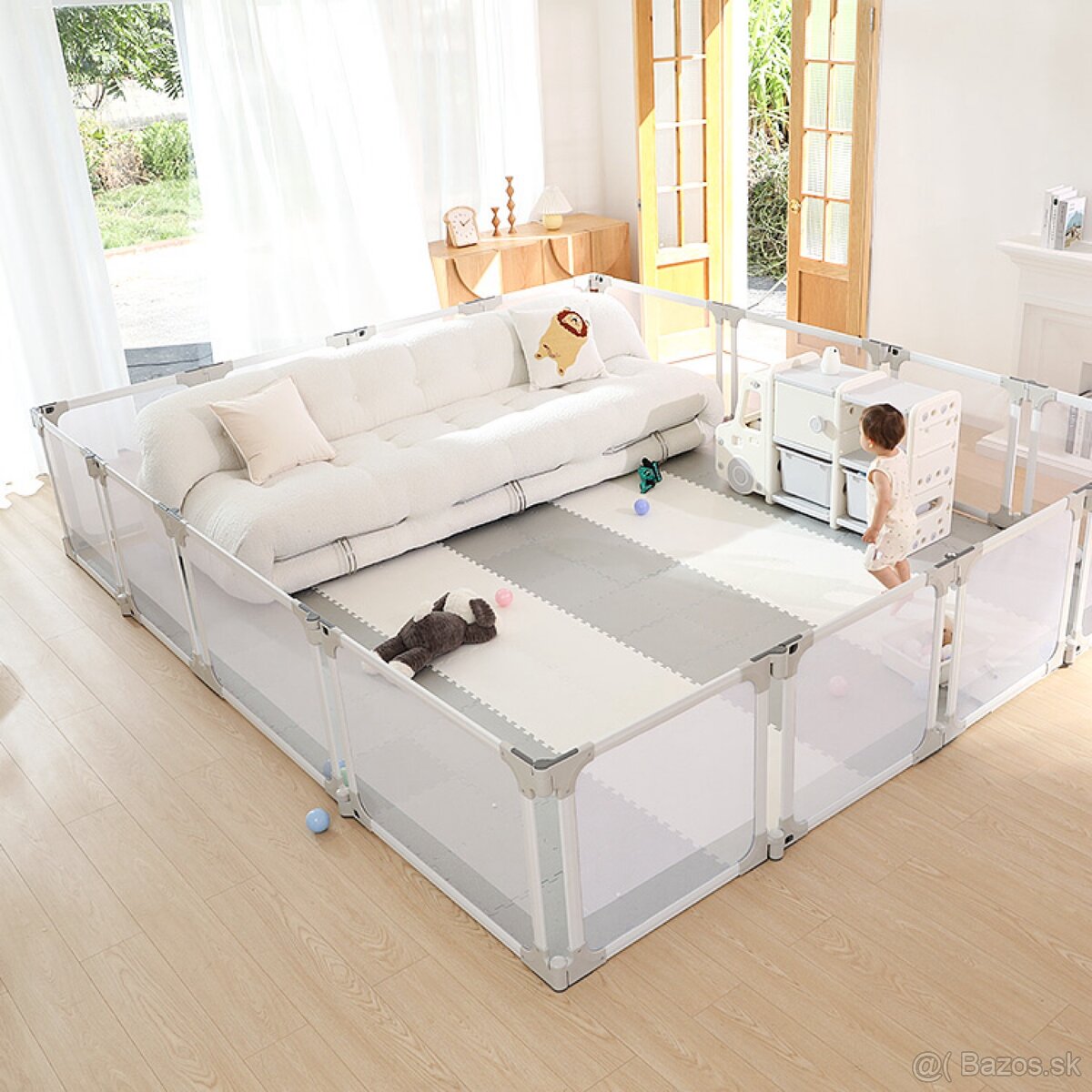 Bezpečnostná ohrádka MONKEY MUM 150x180 - 2