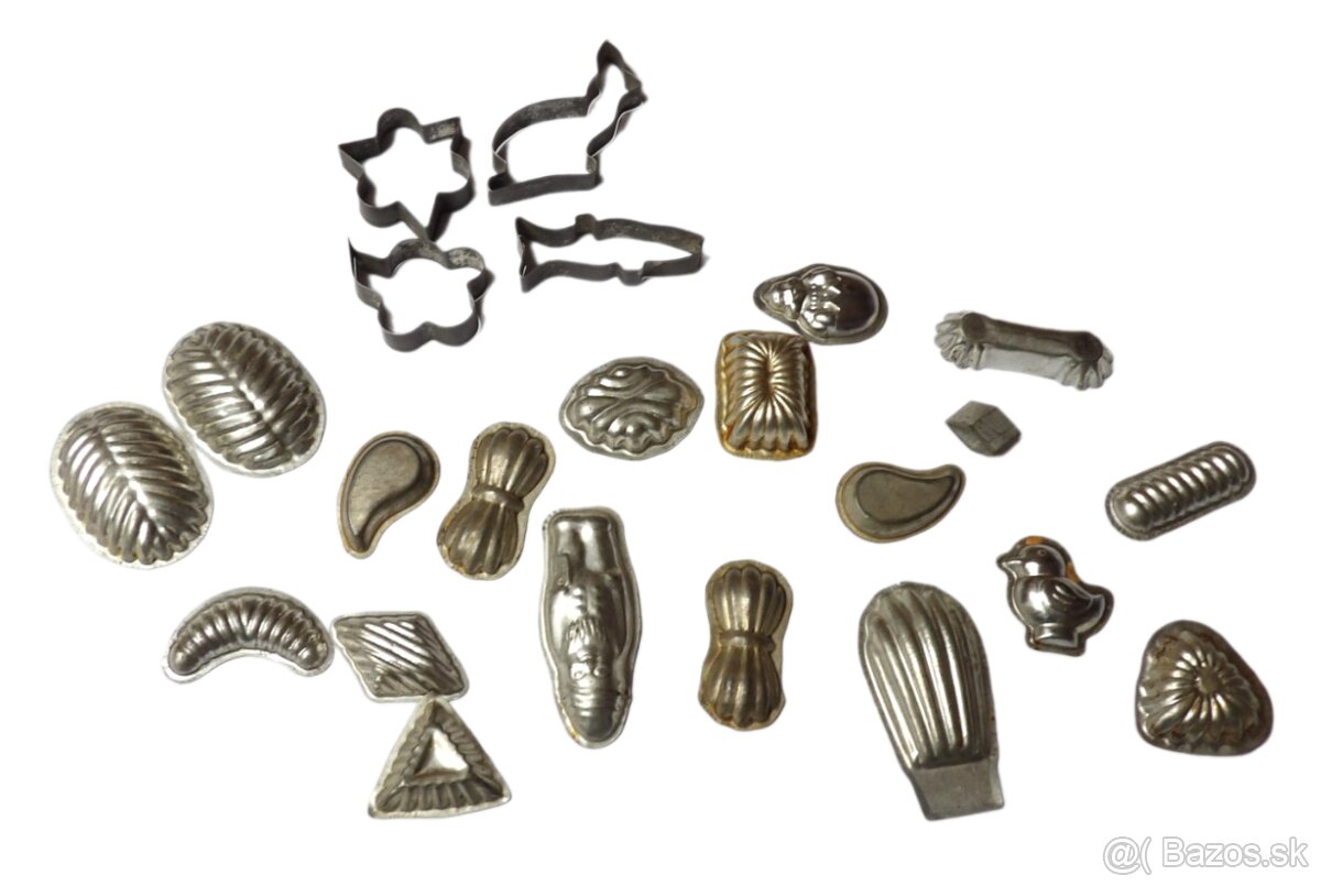 Retro kovové formičky a vykrajovačky - 2