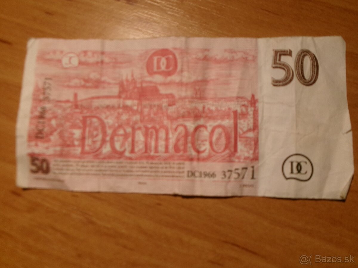 50 korun kosmetických - Dermacol. - 2