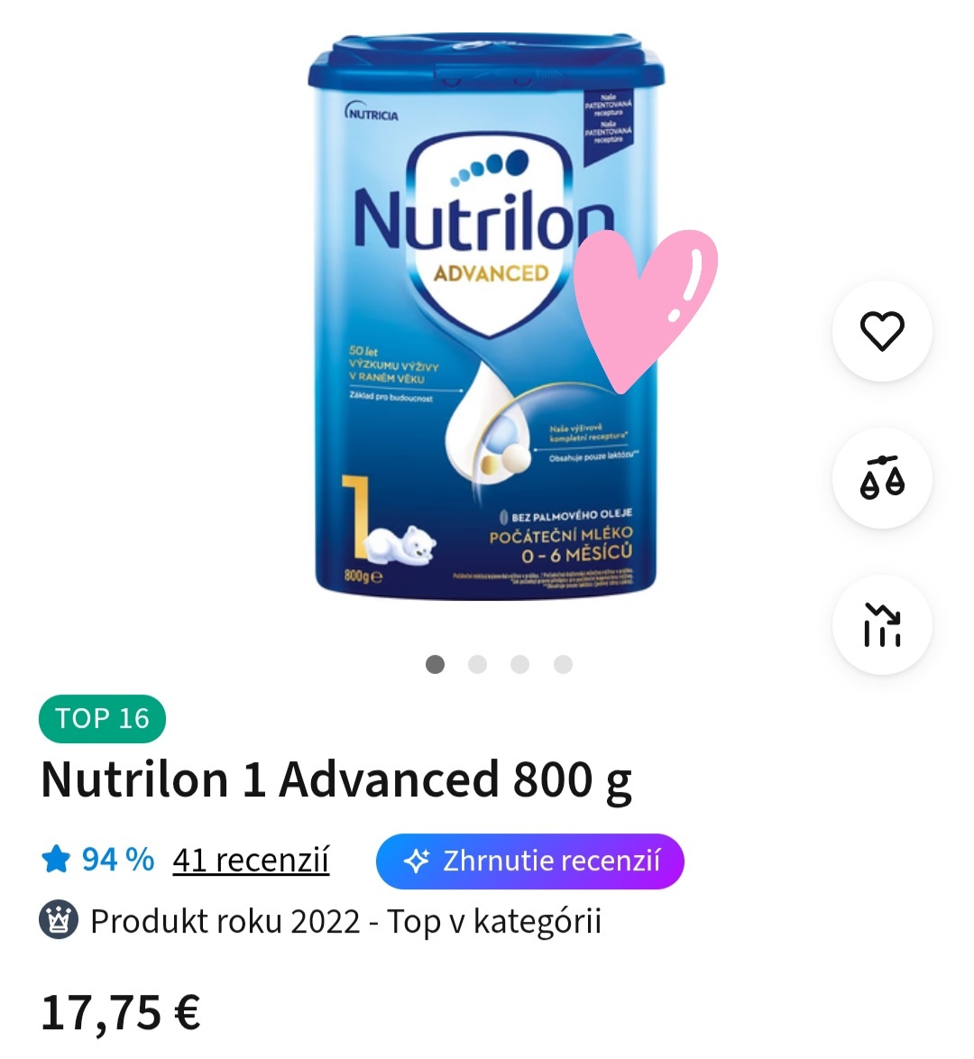 mlieko Nutrilon Advanced 1 - 2