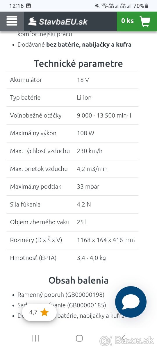 Predám vysavač/fúkač - 2