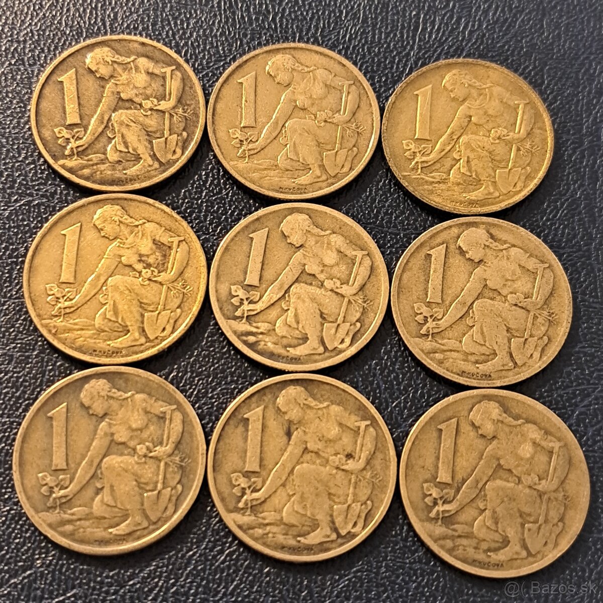 Mince 1 koruna, 10 halierov - 2