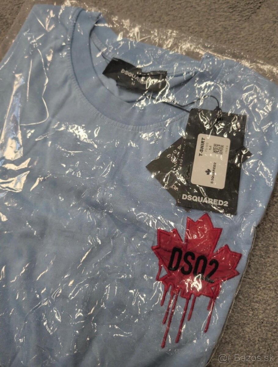 DSQUARED2 COOL FIT MAPLE🍁,,tričko, NOVÉ,M - 2