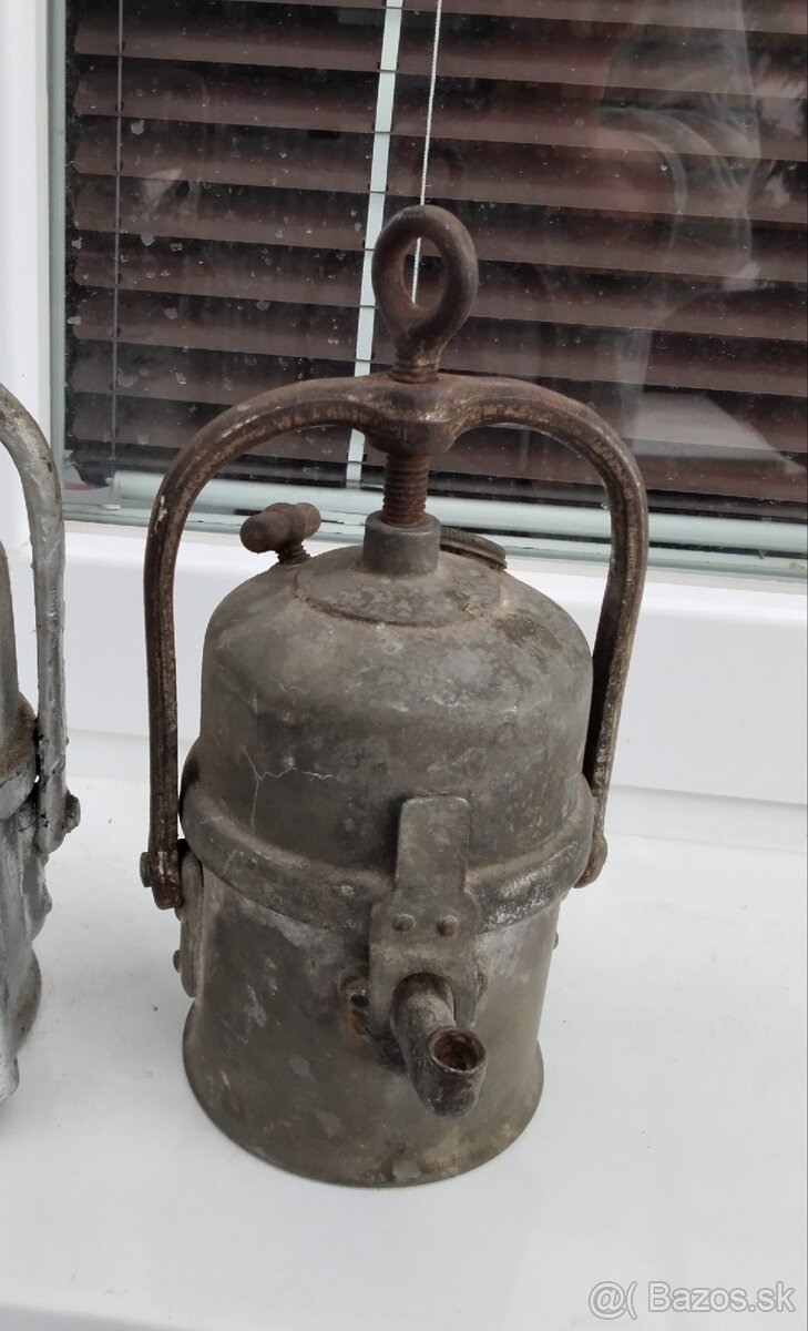 Banícka lampa karbidka - 2