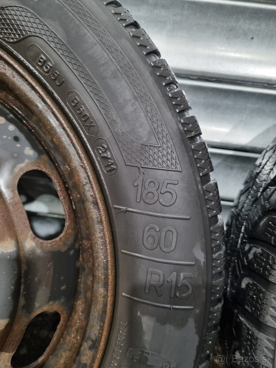 Predám sadu 185/60R15 Citroen C3, Peugeot 207 - 2
