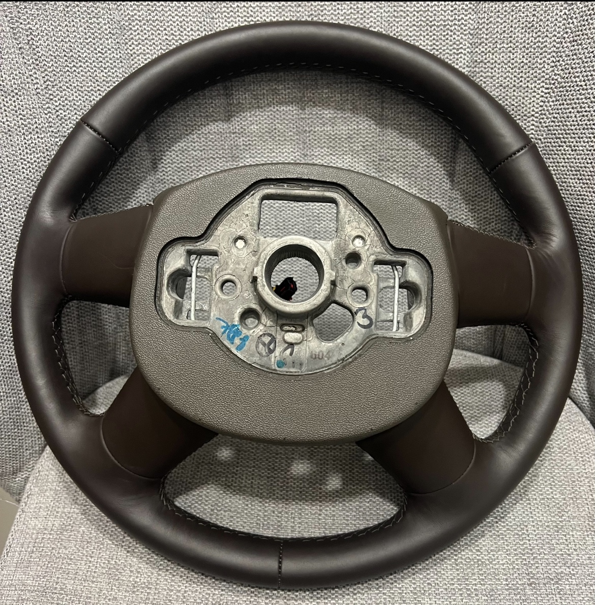 Audi A6 C7 A7 multifunkčný kožený volant - 2