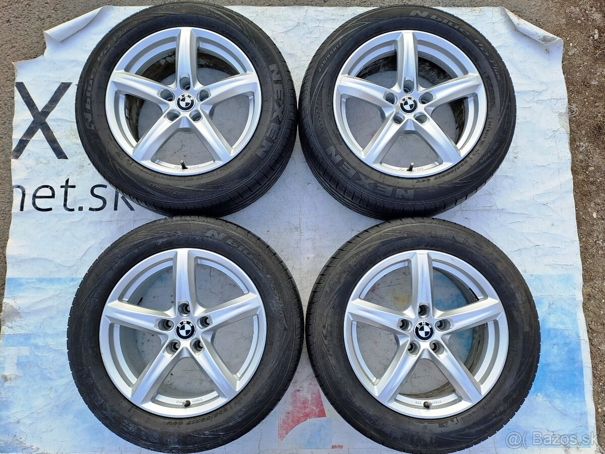 5x120 R17 BMW 5 Lúč + Pneu 235 55 R17 6mm 4 ročné - 2
