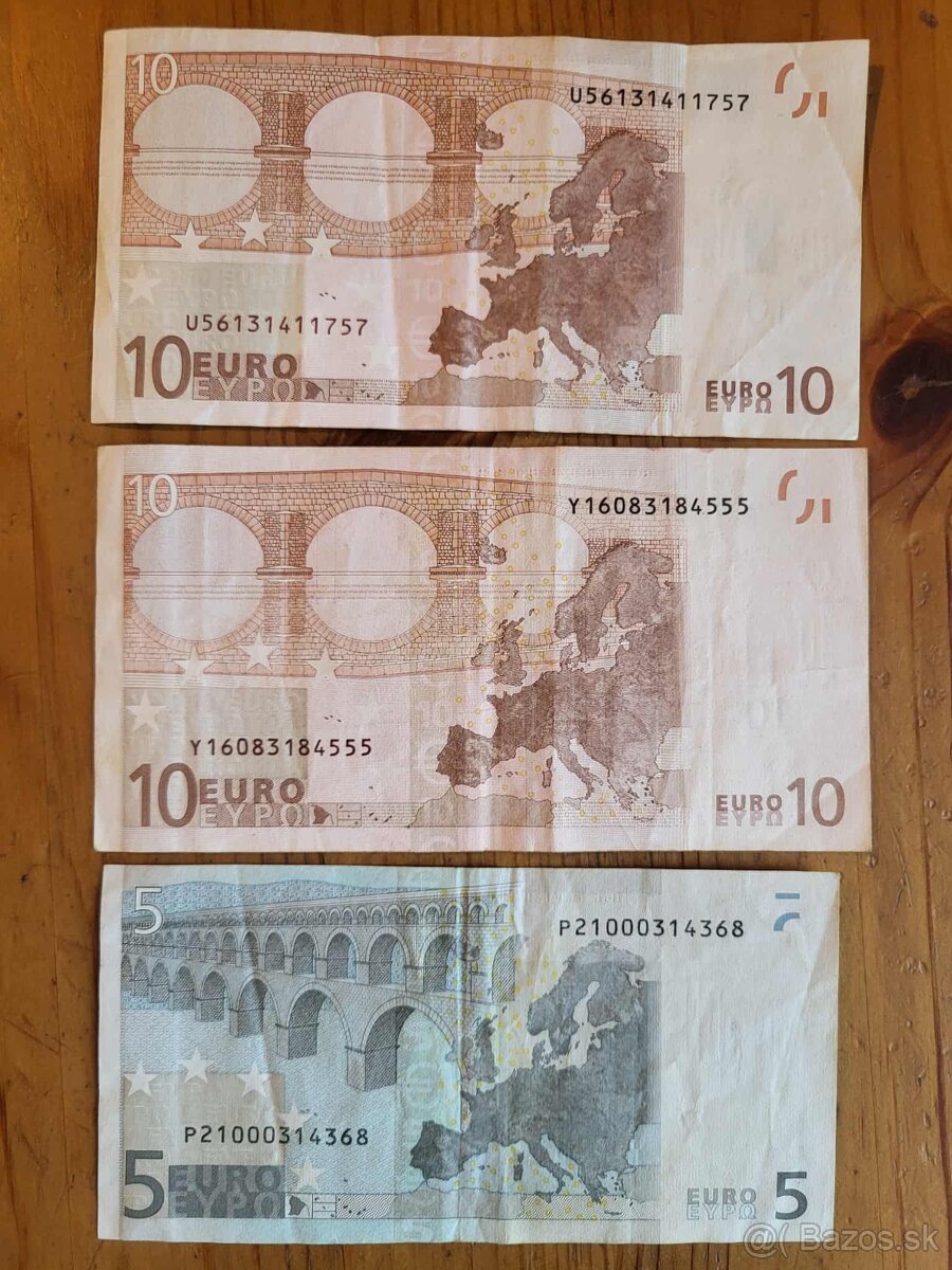 Bankovky 10 EUR a 5 EUR 2002 Trichet - 2