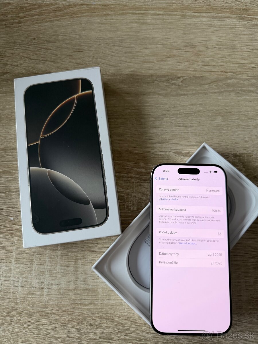 Iphone 16Pro 256GB Prírodný titán - 2