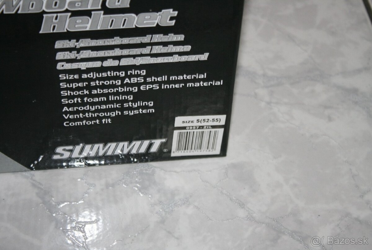 lyžiarska prilba Sumit 52 do 55 , nova - 2