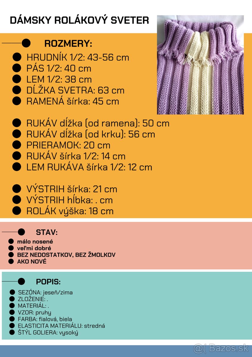 Dámsky rolákový sveter - 2