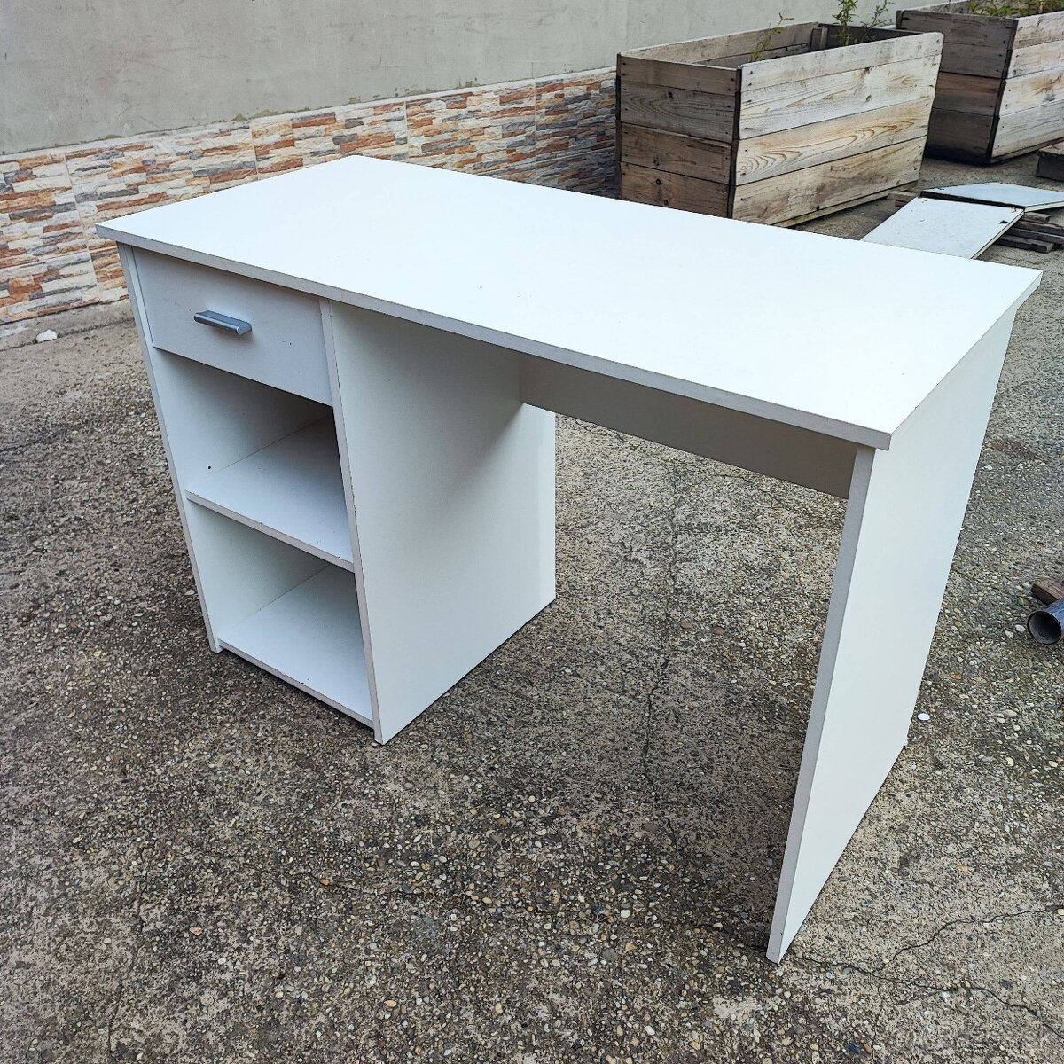 Biely detský písací stôl - 2