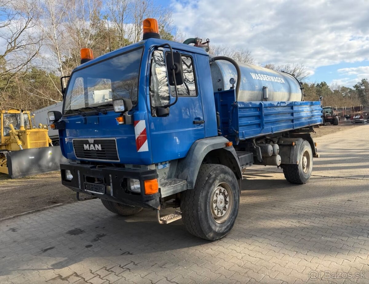 MAN L 90, 4x4, trojstranný sklápač - 2
